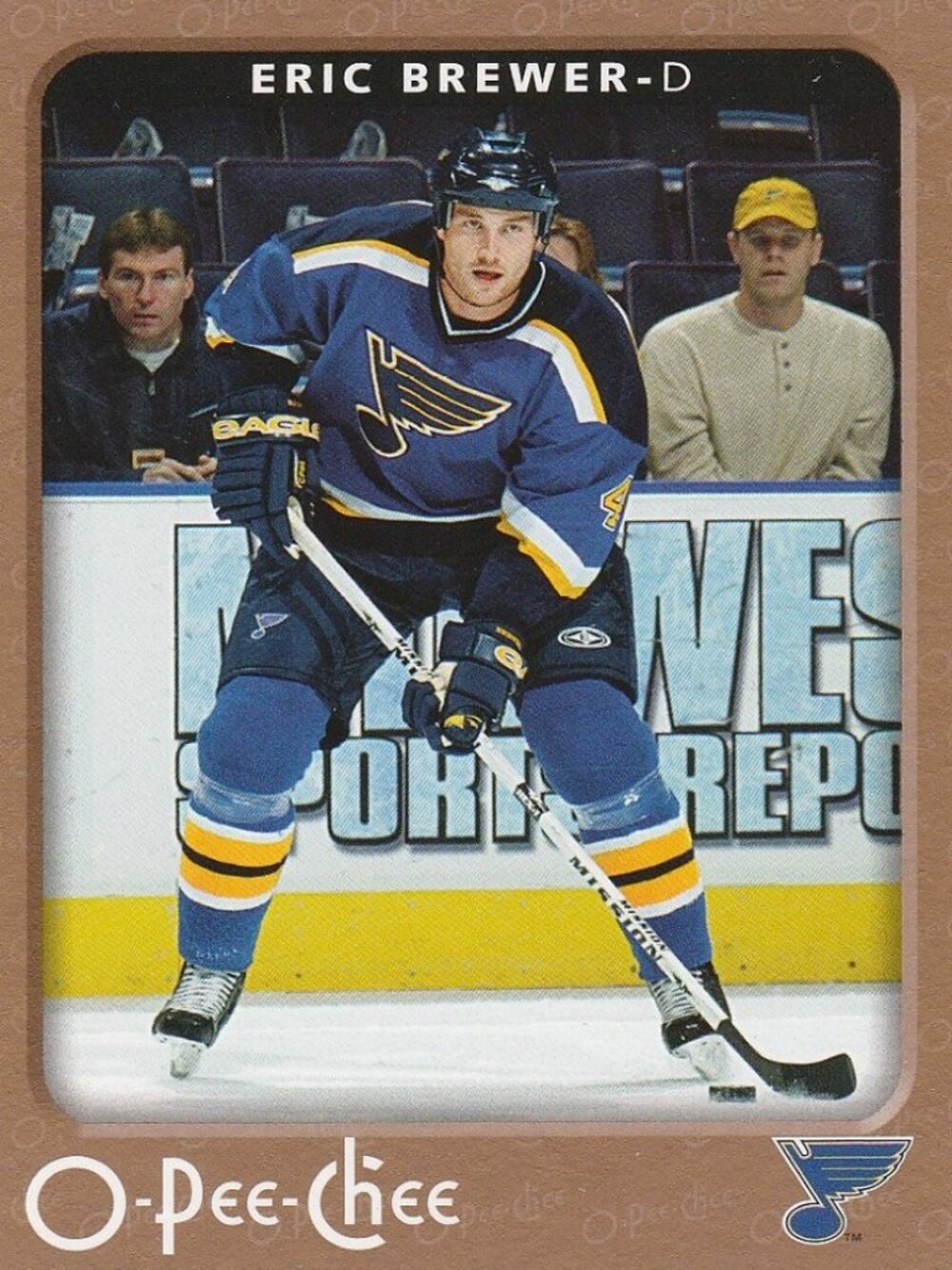 Eric Brewer - 2006/2007 O Pee Chee Hockey Card